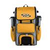 Boombah Rolling Superpack Baseball/Softball Gear Bag - 23-1/2" x 13-1/2" x 9-1/2" - Gray/Gold - Telescopic Handle - Holds 4 Bats - Wheeled Version view 1