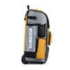 Boombah Rolling Superpack Baseball/Softball Gear Bag - 23-1/2" x 13-1/2" x 9-1/2" - Gray/Gold - Telescopic Handle - Holds 4 Bats - Wheeled Version view 3