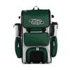 Boombah Rolling Superpack Baseball/Softball Gear Bag - 23-1/2" x 13-1/2" x 9-1/2" - White/Dark Green - Telescopic Handle - Holds 4 Bats - Wheeled Version view 1