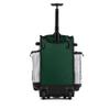 Boombah Rolling Superpack Baseball/Softball Gear Bag - 23-1/2" x 13-1/2" x 9-1/2" - White/Dark Green - Telescopic Handle - Holds 4 Bats - Wheeled Version view 2