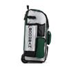Boombah Rolling Superpack Baseball/Softball Gear Bag - 23-1/2" x 13-1/2" x 9-1/2" - White/Dark Green - Telescopic Handle - Holds 4 Bats - Wheeled Version view 3