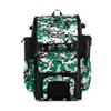 Boombah Rolling Superpack Baseball/Softball Gear Bag - 23-1/2" x 13-1/2" x 9-1/2" - Digital Camo Black/Kelly Green - Telescopic Handle - Holds 4 Bats - Wheeled Version