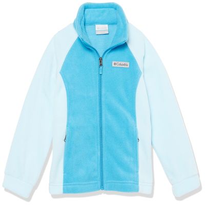 Columbia Girls' Little Benton Fleece, Spring Blue/Blue Chill, XX-Small