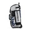 Boombah Rolling Superpack Baseball/Softball Gear Bag - 23-1/2" x 13-1/2" x 9-1/2" - Digital Camo White/Navy - Telescopic Handle - Holds 4 Bats - Wheeled Version view 4