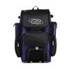 Boombah Rolling Superpack Baseball/Softball Gear Bag - 23-1/2" x 13-1/2" x 9-1/2" - Purple/Black - Telescopic Handle - Holds 4 Bats - Wheeled Version view 1