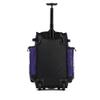 Boombah Rolling Superpack Baseball/Softball Gear Bag - 23-1/2" x 13-1/2" x 9-1/2" - Purple/Black - Telescopic Handle - Holds 4 Bats - Wheeled Version view 2