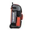 Boombah Rolling Superpack Baseball/Softball Gear Bag - 23-1/2" x 13-1/2" x 9-1/2" - Gray/Orange - Telescopic Handle - Holds 4 Bats - Wheeled Version view 3