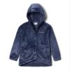 Columbia Youth Girls Fire Side II Sherpa Long Jacket, Nocturnal, X-Large view 1