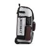 Boombah Rolling Superpack Baseball/Softball Gear Bag - 23-1/2" x 13-1/2" x 9-1/2" - White/Maroon - Telescopic Handle - Holds 4 Bats - Wheeled Version view 3