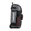 Boombah Rolling Superpack Baseball/Softball Gear Bag - 23-1/2" x 13-1/2" x 9-1/2" - Gray/Maroon - Telescopic Handle - Holds 4 Bats - Wheeled Version view 3