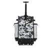 Boombah Rolling Superpack Baseball/Softball Gear Bag - 23-1/2" x 13-1/2" x 9-1/2" - Digital Camo White/Black - Telescopic Handle - Holds 4 Bats - Wheeled Version view 2