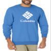 Columbia Men's Trek Crew, Bright Indigo Heather/CSC Stacked Logo, X-Large view 2