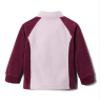 Columbia Girls' Big Benton Springs Fleece Jacket, Marionberry/Aura, Large view 2