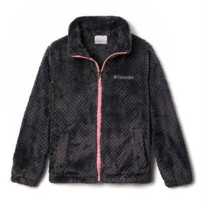 Columbia Toddler Girls Fire Side Sherpa Full Zip, Shark, 2T