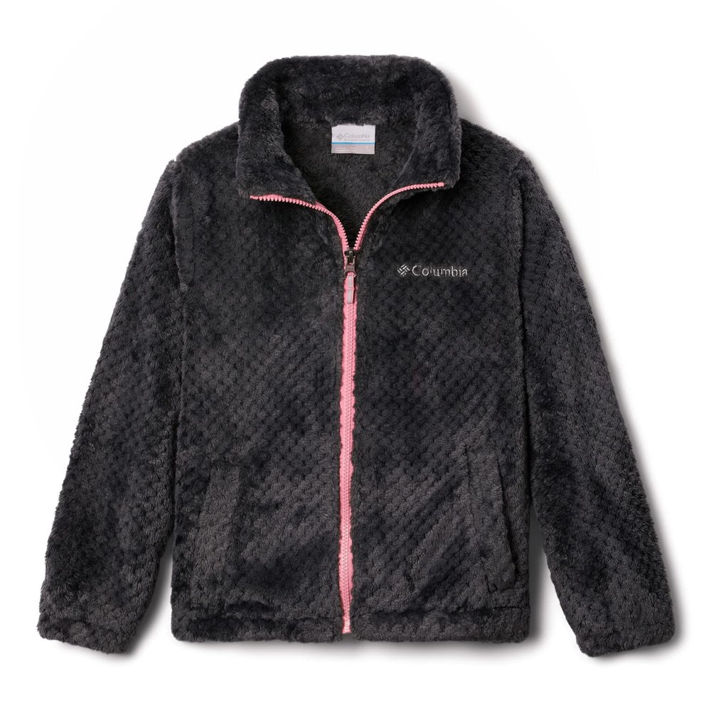 Columbia Toddler Girls Fire Side Sherpa Full Zip, Shark, 2T