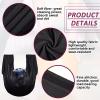 Civaner 3 Pack Bowling Ball Seesaw Bowling Ball Polisher Washable Bowlings Accessories Giant Bow Ling Balls Polisher Cleaner Towel Seesaw Holder Towel Bag Black(Classic) view 4