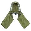 Splenlife Camouflage Poncho,Camo Clothing, Jungle Hunting, Tactical,Military,Paintball, Airsoft, Wildlife Photography, Halloween,Camouflage Suit Base+Cape Brown (Color : Set Green) view 3