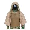 Leaf Suit Poncho,Tactical Sniper Suit Foundation Camo Woodland Camouflage Forest Hunting Gear for Military, Airsoft, Paintball, Sniper Suits & Costume,3D Kids Child Youth (Color : Brown) view 1