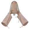 Leaf Suit Poncho,Tactical Sniper Suit Foundation Camo Woodland Camouflage Forest Hunting Gear for Military, Airsoft, Paintball, Sniper Suits & Costume,3D Kids Child Youth (Color : Brown) view 3