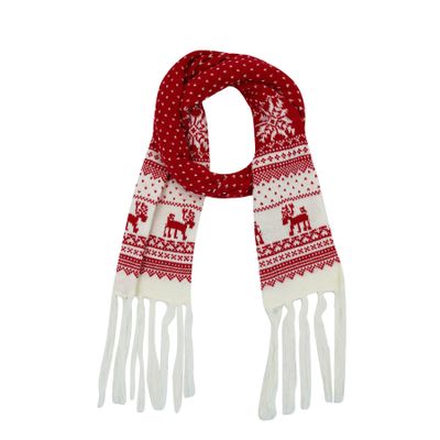 Knitted Scarf Fashion Solid Color Toddler Soft Warm Scarves Neck Warmer Winter with Tassel for Girls Womens