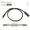 HUDAMZKY Ebike Hub Motor Extension Cable,9 Pin Waterproof Extension Cable for Electric Bike and Escooter Female to Male 60cm 130cm 160cm Wire of Conversion Kit (9pin 1300mm) view 2