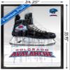 Trends International NHL Colorado Avalanche - Drip Skate 21 Wall Poster, 22.375" x 34", Black Framed Version view 3