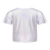 Agoky Kids Girls Metallic Hip Hop Jazz Dance Top Long/Short Sleeve T-Shirt Tops Fashion Loose Fit Dance Performance Costume Silver_B 4-5 Years view 2