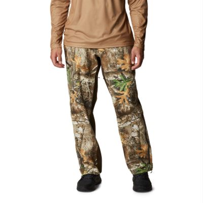 Columbia Men's Trophy Rack Silent Rain Pant, Realtree Edge, Small