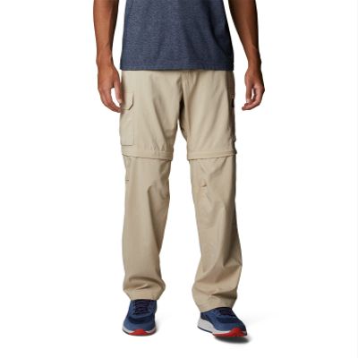 Columbia Mens Silver Ridge Utility Convertible Hiking Pant, Ancient Fossil, 30 x 34