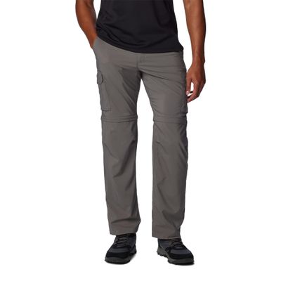 Columbia Mens Silver Ridge Utility Convertible Hiking Pant, City Grey, 34 x 34