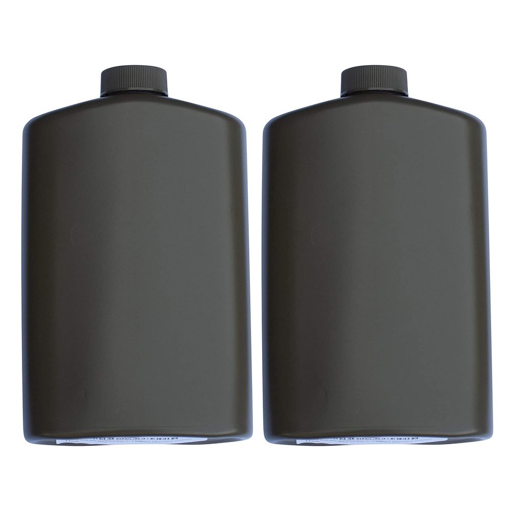 Mt. Sun Gear SportFlask Fighter Pilot Flask Great for Concerts, Fishing, Skiing, Backpacking, Hiking - 16oz US Military Issue Plastic Flask BPA Free Made in USA (Black Pack of 2)