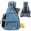 Sucipi Pickleball Bag - Reversible Shoulder Straps, Large Capacity, Waterproof & Durable, Multi-Purpose, Sky Blue view 1