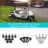 10L0L Complete Body Rivet Hardware Kit for EZGO TXT Golf Cart Gas & Electric Vehicles 1994-up, with 10pcs Fastener Tree Rivets view 3