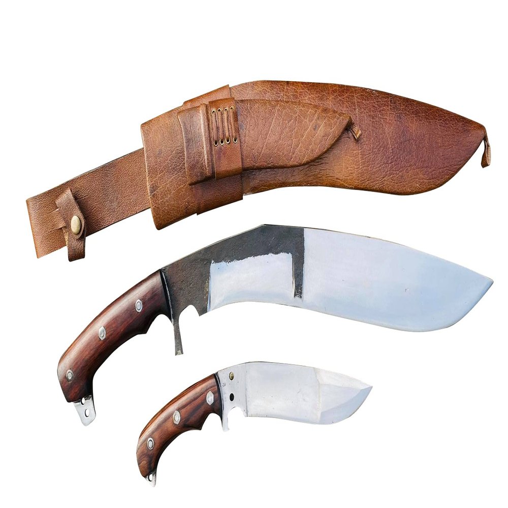 EGKH-18 Inches Multi purpose Farmer Heavy Duty khukuri-Hand Forged Bush craft kukri-Carbon steel-Ready to use-Full tang Camping-Hunting-Survival