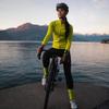 Wulibike Women's Cycling Jersey Long Sleeve Cycling Jersey Womens Bicycle Biking Shirt Fluorescent Green view 2
