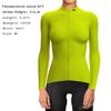 Wulibike Women's Cycling Jersey Long Sleeve Cycling Jersey Womens Bicycle Biking Shirt Fluorescent Green view 4
