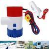 TYZK Bilge Pump Kit Submersible Water Pump of Electricity CALE 110 0GPH 12V Electric with Switch for Automatic Boat Control Switch Automatic Submersible Pump view 3