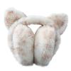 MEJORMEN Cute Animal Earmuffs - Foldable Ear Warmers, Winter Warm Plush Outdoor Covers - Cat Ears view 1