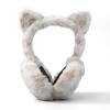 MEJORMEN Cute Animal Earmuffs - Foldable Ear Warmers, Winter Warm Plush Outdoor Covers - Cat Ears view 2