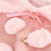 Freebily Toddler Baby Girls Cute Warm Dress Coat Pompom Decor Fur Cloak Jacket Princess Winter Tops Pink 6-12 Months view 2