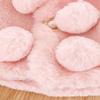 Freebily Toddler Baby Girls Cute Warm Dress Coat Pompom Decor Fur Cloak Jacket Princess Winter Tops Pink 6-12 Months view 4