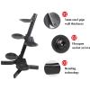 CSBH Weights Storage Rack for Dumbbells, Kettlebells, and Weight Plates, Gym Kettlebell Rack Kettlebell Medicine Ball Storage Rack High Load-Bearing Tray, Weight Tower for Dumbbell view 3