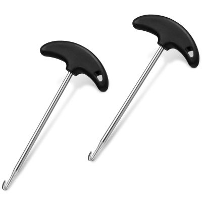 Tondiamo Shoe Lace Tightner Stainless Steel Plastic Hockey Skate Tightener Wire Sports Skate Key Tool Shoe Lace Puller Ice Roller Skate Tool for Ice-Skates Figure-Skates Boots(2 Pieces)