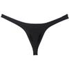 OROCOJUCO Men's Sports Thong Bulge Pouch Tangs Underwear Low Rise Stretchy T-back Hipster G-string 3-Pack Black XL view 2