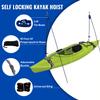Tie Boss Kayak Hanger, Cargo Ceiling Storage, Overhead Storage, Watercraft Garage Storage, Hoist System. view 2