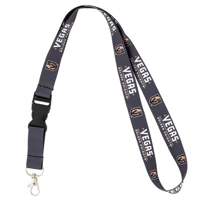 Desert Cactus Vegas Golden Knights NHL Lanyard with Snap Buckle (1 - Gray)