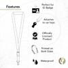 Desert Cactus Vegas Golden Knights NHL Lanyard with Snap Buckle (1 - Gray) view 4