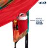ENO DoubleNest Hammock - Lightweight, Portable, 1 to 2 Person Hammock - for Camping, Hiking, Backpacking, Travel, a Festival, or The Beach - Tie Dye/Red view 3