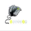 Clean Green Recycled Golf Balls - 48 Pack for Titleist AVX - Used, Bulk with Mesh Bag - White & Yellow view 1
