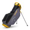Callaway Golf 2022 Fairway Plus Stand Bag, Double Strap, Black/Charcoal/Gold Color view 1